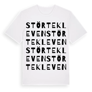 Störtekleven ordlek t-shirt – ekologisk bomull t-shirt från Pinshirt