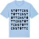 Blue Soul t-shirt med Stötten ordlek t-shirt