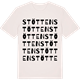 Vintage White t-shirt med Stötten ordlek t-shirt