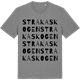 Mid Heather Gray t-shirt med Strakaskogen ordlek t-shirt