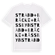 Strand + Bräcke+Råssbyn ordlek t-shirt