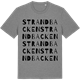Mid Heather Gray t-shirt med Strandbacken ordlek t-shirt