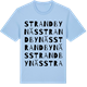 Blue Soul t-shirt med Strandbynäs ordlek t-shirt