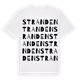 Stranden ordlek t-shirt