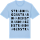 Blue Soul t-shirt med Strandhagen ordlek t-shirt