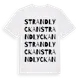 White t-shirt med Strandlyckan ordlek t-shirt