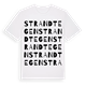 Strandtegen ordlek t-shirt