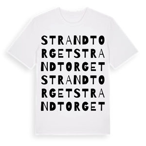Strandtorget ordlek t-shirt – ekologisk bomull t-shirt från Pinshirt