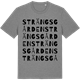 Mid Heather Gray t-shirt med Strängsgården ordlek t-shirt