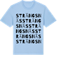 Blue Soul t-shirt med Strängsnäs ordlek t-shirt