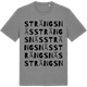 Mid Heather Gray t-shirt med Strängsnäs ordlek t-shirt