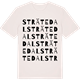 Vintage White t-shirt med Strätedal ordlek t-shirt