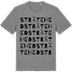 Mid Heather Gray t-shirt med Strätehed ordlek t-shirt