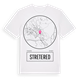 White t-shirt med Stretered t-shirt