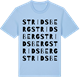 Blue Soul t-shirt med Stridsberg ordlek t-shirt