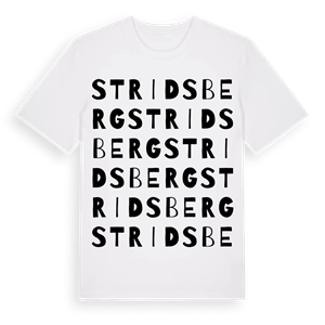 Stridsberg ordlek t-shirt – ekologisk bomull t-shirt från Pinshirt