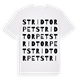 Stridtorpet ordlek t-shirt