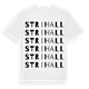 Strihall ordlek t-shirt
