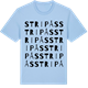 Blue Soul t-shirt med Stripås ordlek t-shirt