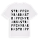 Strippemyrarna ordlek t-shirt