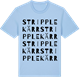 Blue Soul t-shirt med Stripplekärr ordlek t-shirt