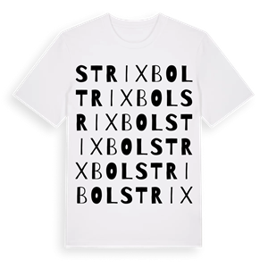 Strixbol ordlek t-shirt – ekologisk bomull t-shirt från Pinshirt