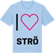 Blue Soul t-shirt med Jag älskar Strö t-shirt stort tryck