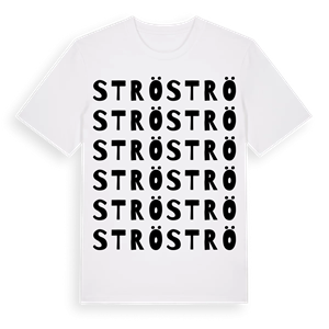 Strö ordlek t-shirt – ekologisk bomull t-shirt från Pinshirt