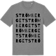 Mid Heather Gray t-shirt med Strömberget ordlek t-shirt