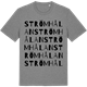 Mid Heather Gray t-shirt med Strömhålan ordlek t-shirt