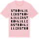Pink Cotton t-shirt med Strömkullen ordlek t-shirt