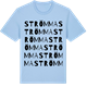 Blue Soul t-shirt med Strömma ordlek t-shirt