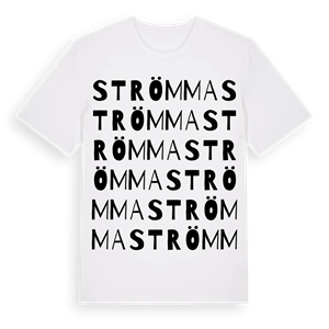 Strömma ordlek t-shirt – ekologisk bomull t-shirt från Pinshirt