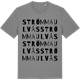 Mid Heather Gray t-shirt med Strömma Ulvås ordlek t-shirt