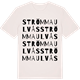 Vintage White t-shirt med Strömma Ulvås ordlek t-shirt