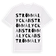 Strömmalyckan ordlek t-shirt