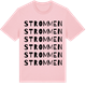 Pink Cotton t-shirt med Strommen ordlek t-shirt