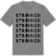 Mid Heather Gray t-shirt med Strömmen ordlek t-shirt