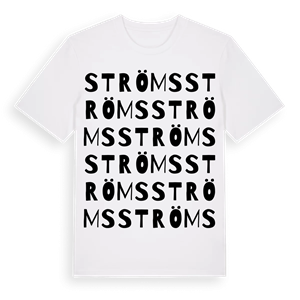 Ströms ordlek t-shirt – ekologisk bomull t-shirt från Pinshirt