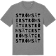 Mid Heather Gray t-shirt med Strömsäter ordlek t-shirt