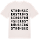 Vintage White t-shirt med Strömsberg ordlek t-shirt