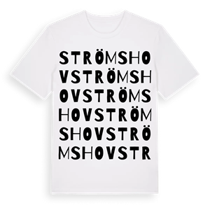 Strömshov ordlek t-shirt – ekologisk bomull t-shirt från Pinshirt