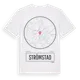 White t-shirt med Strömstad t-shirt