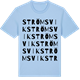 Blue Soul t-shirt med Strömsvik ordlek t-shirt