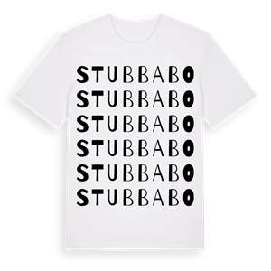 Stubbabo ordlek t-shirt – ekologisk bomull t-shirt från Pinshirt