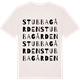 Vintage White t-shirt med Stubbagården ordlek t-shirt