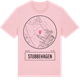 Pink Cotton t-shirt med Stubbehagen t-shirt