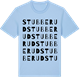 Blue Soul t-shirt med Stubberud ordlek t-shirt