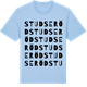 Blue Soul t-shirt med Studseröd ordlek t-shirt