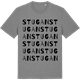 Mid Heather Gray t-shirt med Stugan ordlek t-shirt